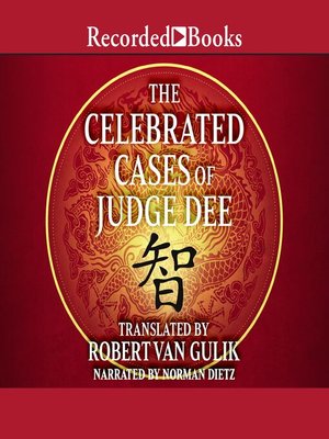 cover image of The Celebrated Cases of Judge Dee